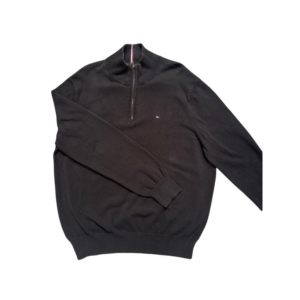 Tommy Hilfiger Men's Classic Quarter-Zip Sweater, Size XL